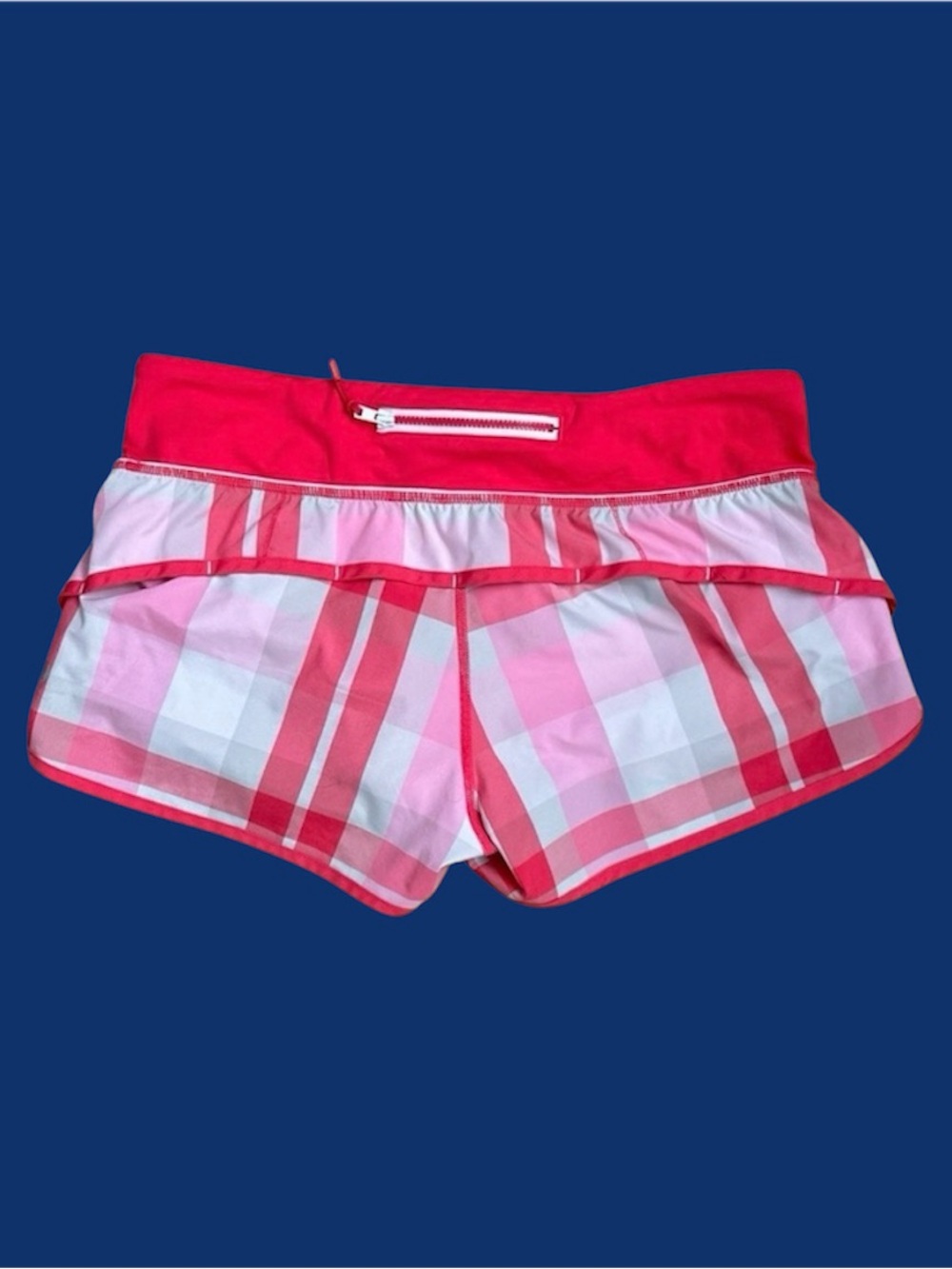 🇨🇦 🍋 Lululemon Women's Red Plaid Shorts 🍋